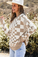 Load image into Gallery viewer, Amber Checkered Sweater
