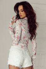 Load image into Gallery viewer, Monica Floral Mesh Top Pink
