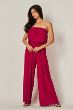 Load image into Gallery viewer, Cerise Pleated Sleeveless Romper
