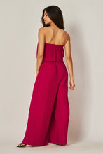 Load image into Gallery viewer, Cerise Pleated Sleeveless Romper
