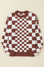 Load image into Gallery viewer, Amber Checkered Sweater
