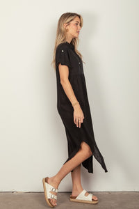 River Buttonup Maxi dress