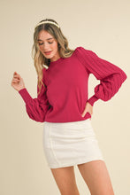 Load image into Gallery viewer, Taylor Smocked Neck Top
