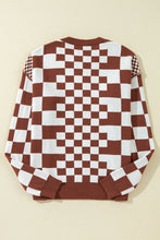 Load image into Gallery viewer, Amber Checkered Sweater
