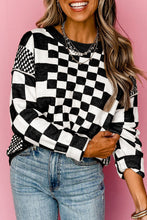 Load image into Gallery viewer, Amber Checkered Sweater
