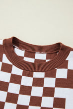 Load image into Gallery viewer, Amber Checkered Sweater
