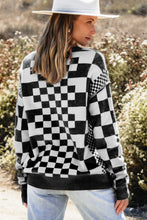 Load image into Gallery viewer, Amber Checkered Sweater
