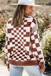 Amber Checkered Sweater