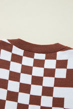 Load image into Gallery viewer, Amber Checkered Sweater
