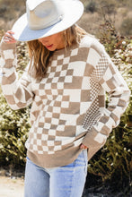 Load image into Gallery viewer, Amber Checkered Sweater
