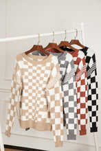 Load image into Gallery viewer, Amber Checkered Sweater
