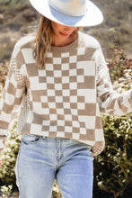 Load image into Gallery viewer, Amber Checkered Sweater
