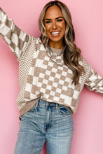 Load image into Gallery viewer, Amber Checkered Sweater
