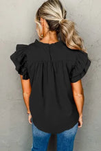 Load image into Gallery viewer, Farah Smocked Ruffle Top
