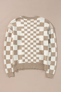 Amber Checkered Sweater