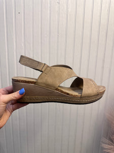 Impact Taupe Wedges