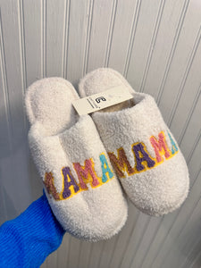 MAMA Lettered Slippers