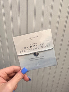 Katie Loxton Mommy to Beautiful Boys Bracelet