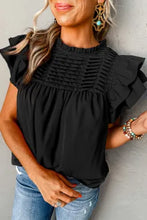 Load image into Gallery viewer, Farah Smocked Ruffle Top
