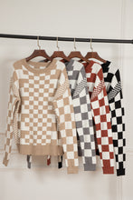 Load image into Gallery viewer, Amber Checkered Sweater
