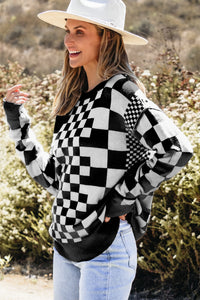 Amber Checkered Sweater