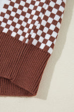 Load image into Gallery viewer, Amber Checkered Sweater
