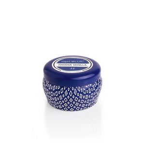 CAPRI BLUE HAVANA VANILLA SIGNATURE BLUE MINI TIN, 3 OZ