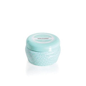 CAPRI BLUE VOLCANO SIGNATURE AQUA PRINTED MINI TIN, 3 OZ