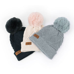 Britt's Knits Super Poof Pom Hat Assortment