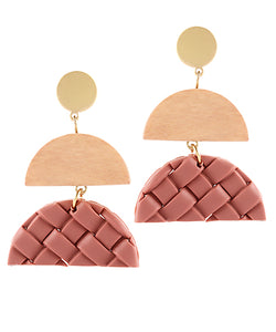 Basket Weave Earrings