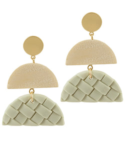 Basket Weave Earrings